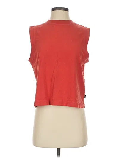 Pre-owned The North Face Sleeveless T-shirt In Red