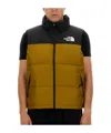 The North Face Khaki 1996 Retro Nuptse Down Vest In Brown