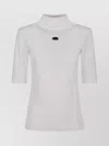 The North Face Slim Fit Mock Neck T-shirt With 3/4 Sleeves