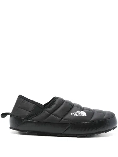 The North Face Thermoball Mule Shoe Round Toe Design In Black