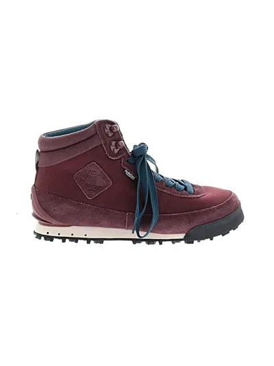Pre-owned The North Face Sneakers In Burgundy