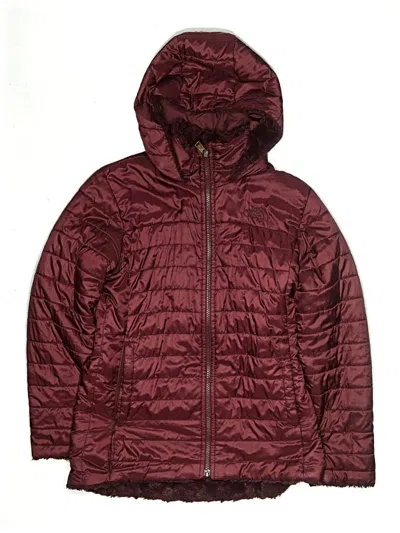 Pre-owned The North Face Kids' Snow Jacket In Burgundy