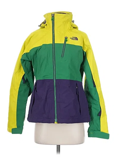 Pre-owned The North Face Snow Jacket In Green