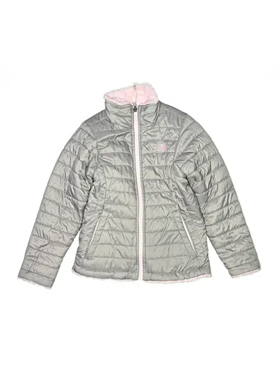 Pre-owned The North Face Kids' Snow Jacket In Silver