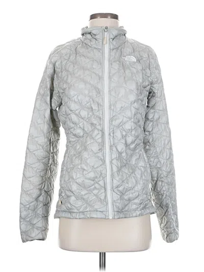 Pre-owned The North Face Snow Jacket In Silver