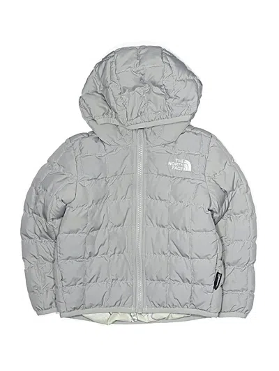 Pre-owned The North Face Kids' Snow Jacket In Silver