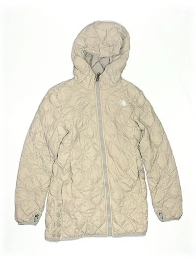 Pre-owned The North Face Kids' Snow Jacket In White