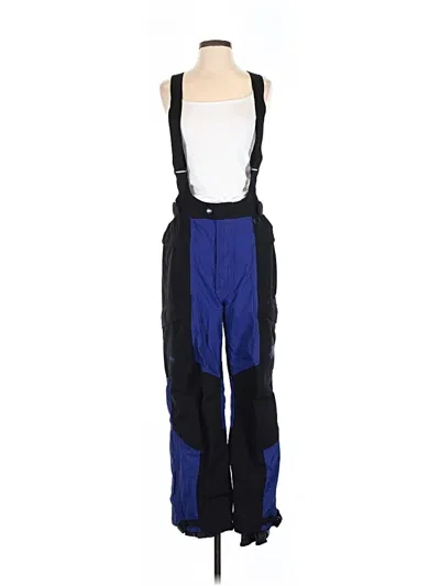 Pre-owned The North Face Snow Pants With Bib In Black