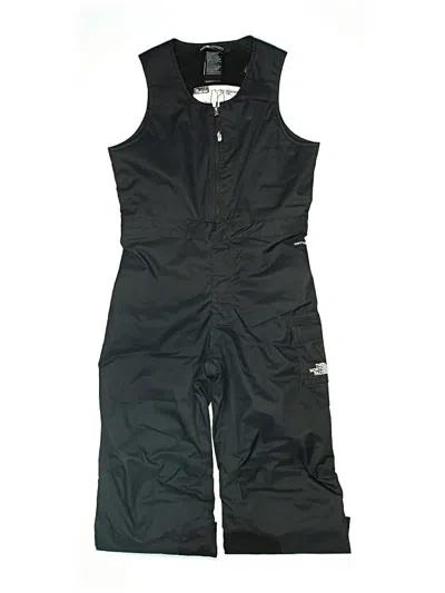 Pre-owned The North Face Kids' Snow Pants With Bib In Black