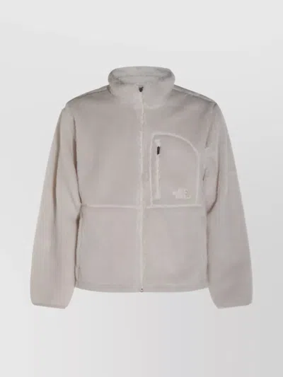 THE NORTH FACE SOFT TEXTURE HIGH COLLAR JACKET WITH POCKETS