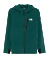 The North Face Jkt Softshell Chest Pocket Hood Long Sleeves In Emerald Green