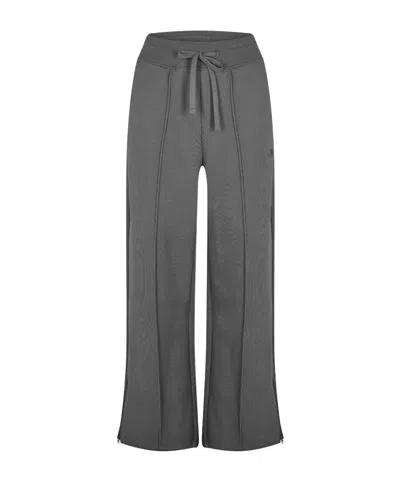 The North Face Solid Color Casual Trousers In Gray