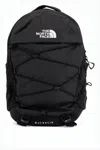 The North Face Spacious Black Nylon Backpack With Bungee Detail In Black