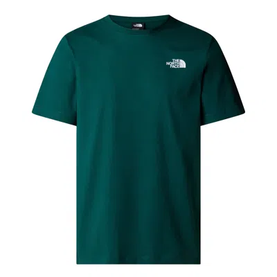 The North Face Box Nse Tee In Green