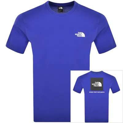 The North Face Ss Box T Shirt Blue