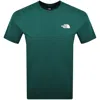 The North Face Ss Box T Shirt Green In Green