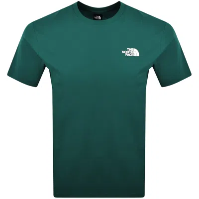 The North Face Ss Box T Shirt Green