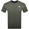 The North Face Ss Box T Shirt Green In Green