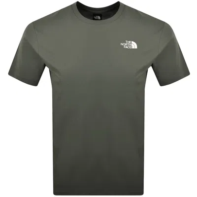 The North Face Ss Box T Shirt Green