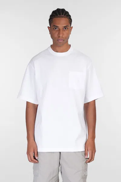 The North Face Ss Dome Relaxed Tee T-shirt In White Cotton