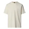 The North Face Ss Logo Rmst Relaxed Tee In Neutral