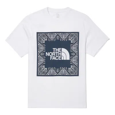 The North Face Ss22 Big Logo Bandana T-shirt 'white'