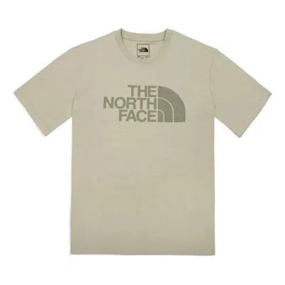The North Face Ss22 Logo T-shirt 'green' In Neutral