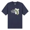 The North Face Ss22 T-shirt 'navy' In Blue