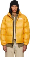 The North Face Ssense Exclusive Orange 1996 Retro Nuptse Down Jacket In 38a Summit Gold Shin