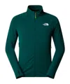 The North Face Stand Collar Casual Jacket In Green