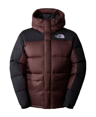 The North Face Striped Printed Down Jacket In Black