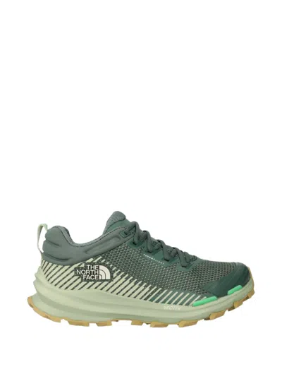 The North Face Striped Sneakers In Green