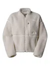 The North Face Fleece Jacket With High Collar And Pockets In Gray
