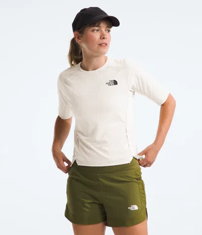 The North Face Summer Lt Upf T-shirt Women White Short Sleeve Pullover Buu848