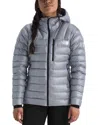 The North Face Summit Breithorn Hooded Coat In Gray