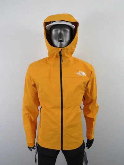Pre-owned The North Face Summit Series Chamlang Shell Waterproof Hooded Jacket $450 - Gold In White