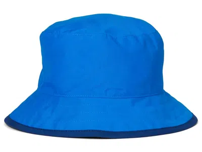 The North Face Sun Hat (big Kid) Traditional Hats Hero Blue Tnf Topo Phantom Print 1: Md