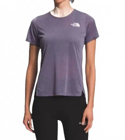 The North Face Sunriser Short Sleeve Shirt In Lunar Slate In Purple