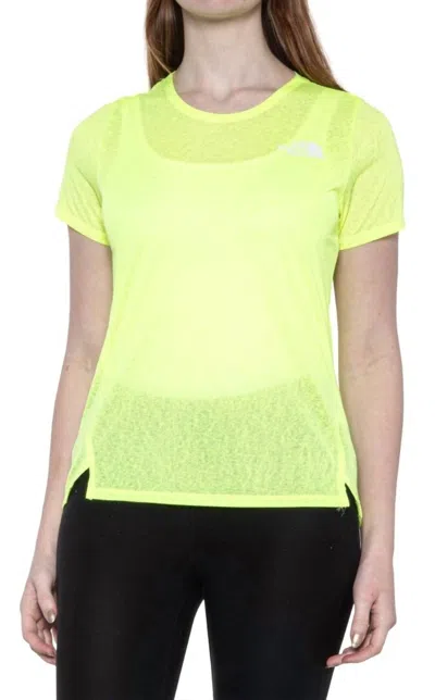 The North Face Sunriser Short Sleeve Shirt In Yellow In Green