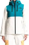 The North Face Superlu Jacket In Enamel Blue/gardenia White In Multi
