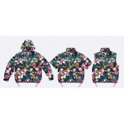 Pre-owned The North Face Supreme  Trekking Convertible Jacket Flowers L