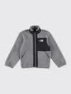 The North Face North Face Kids Zip-up Fleece Jacket In Gray