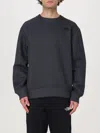 The North Face Relaxed Ribbed Cuffs Hem Crew In Gray