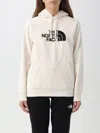 The North Face Logo Detailed Drawstring Hoodie In Weiss
