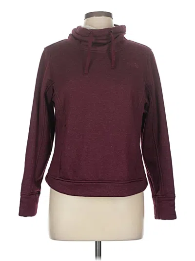Pre-owned The North Face Sweatshirt In Burgundy
