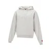 The North Face Hooded Sweatshirt With Drawstring And Ribbed Finish In Gray