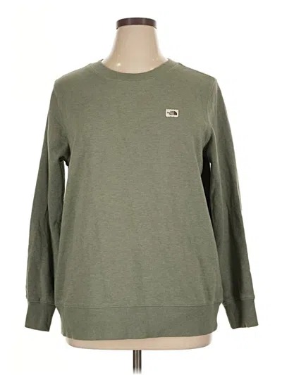 Pre-owned The North Face Sweatshirt In Green
