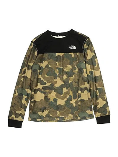 Pre-owned The North Face Kids' Sweatshirt In Green