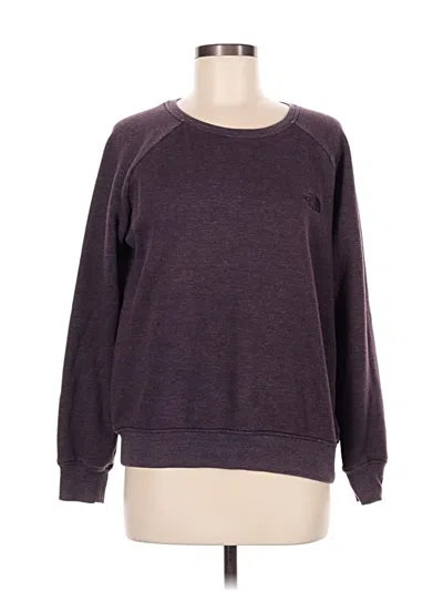 Pre-owned The North Face Sweatshirt In Purple
