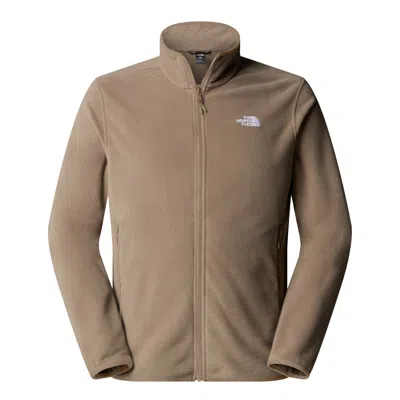 The North Face Sweatshirt Sport Man  Nf0a8d0rbow1 M Glacier Flc Jkt Mocha Brown